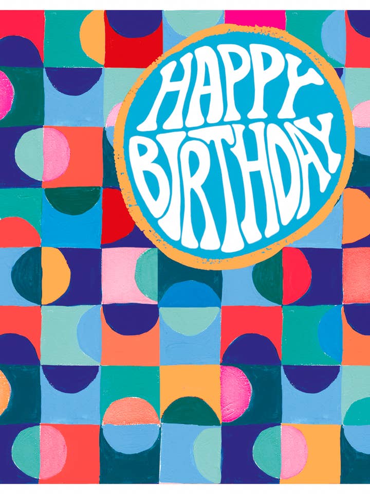 MOTIF RÉTRO GÉO pour la vente par Paper Salad