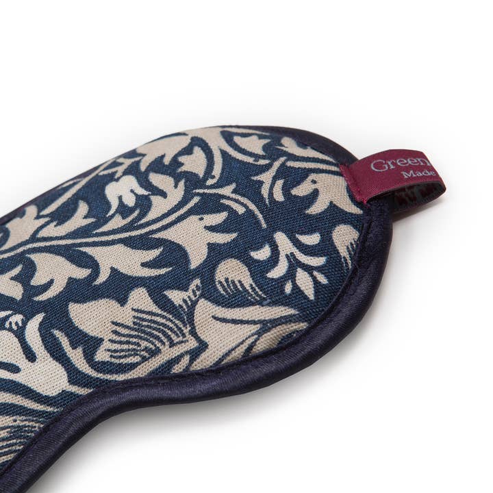 Evans&Green Ltd – Großhandel Schlafmaske – Entspannende Lavendel gefüllte Augenmaske William Morris Snakeshead3