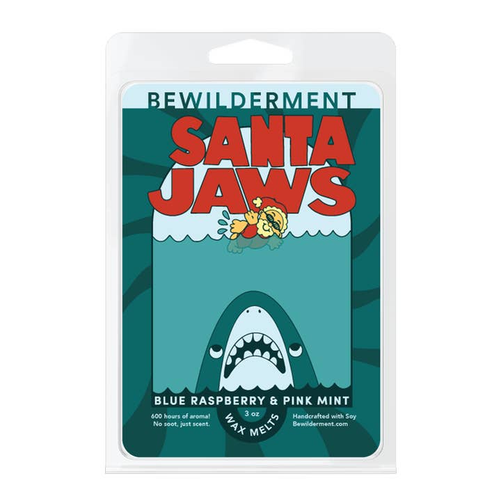Santa Jaws Wax Melts for wholesale by Bewilderment