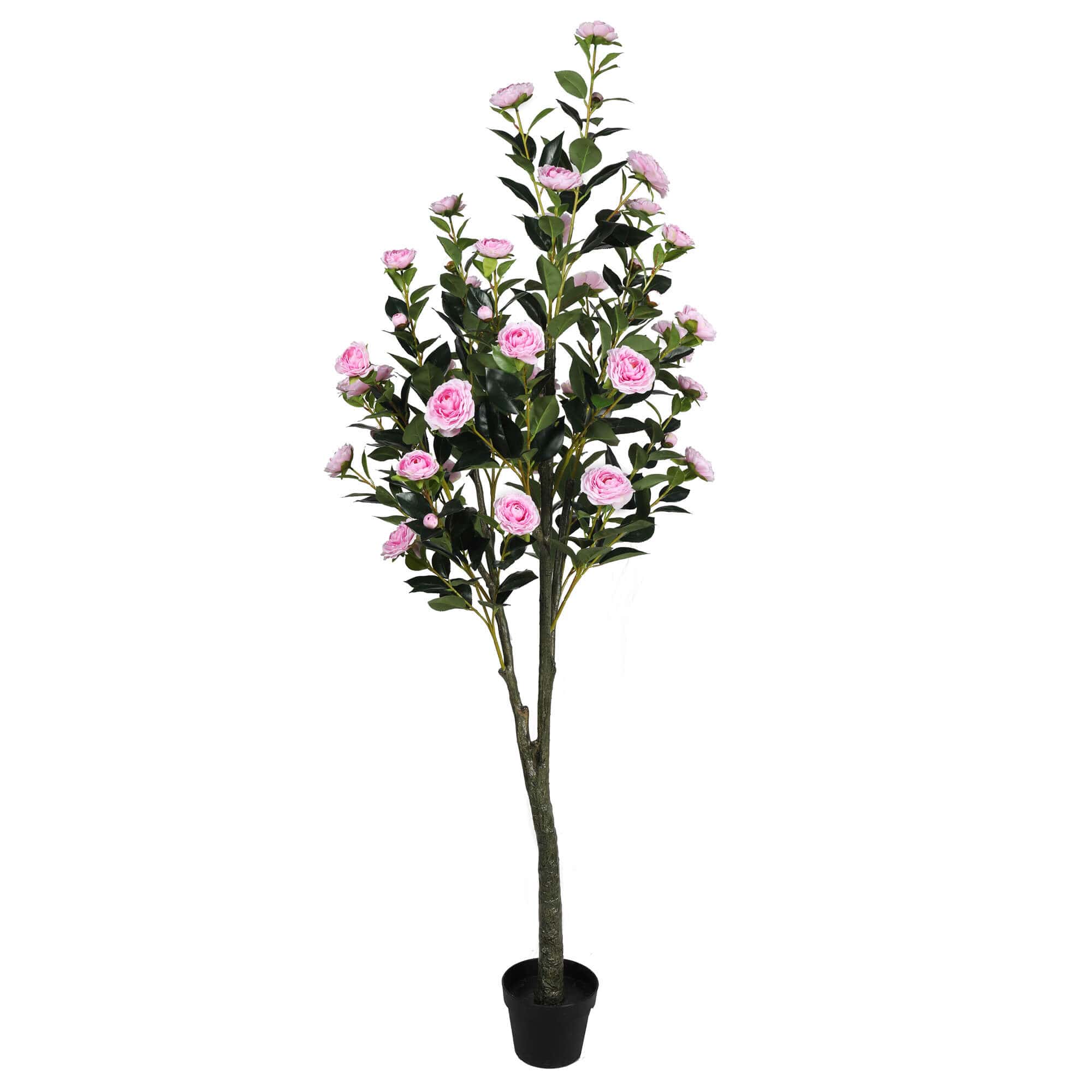 Designer Plants AU - Wholesale Artificial flowers - Flowering Pink Artificial Camellia Tree 180cm0