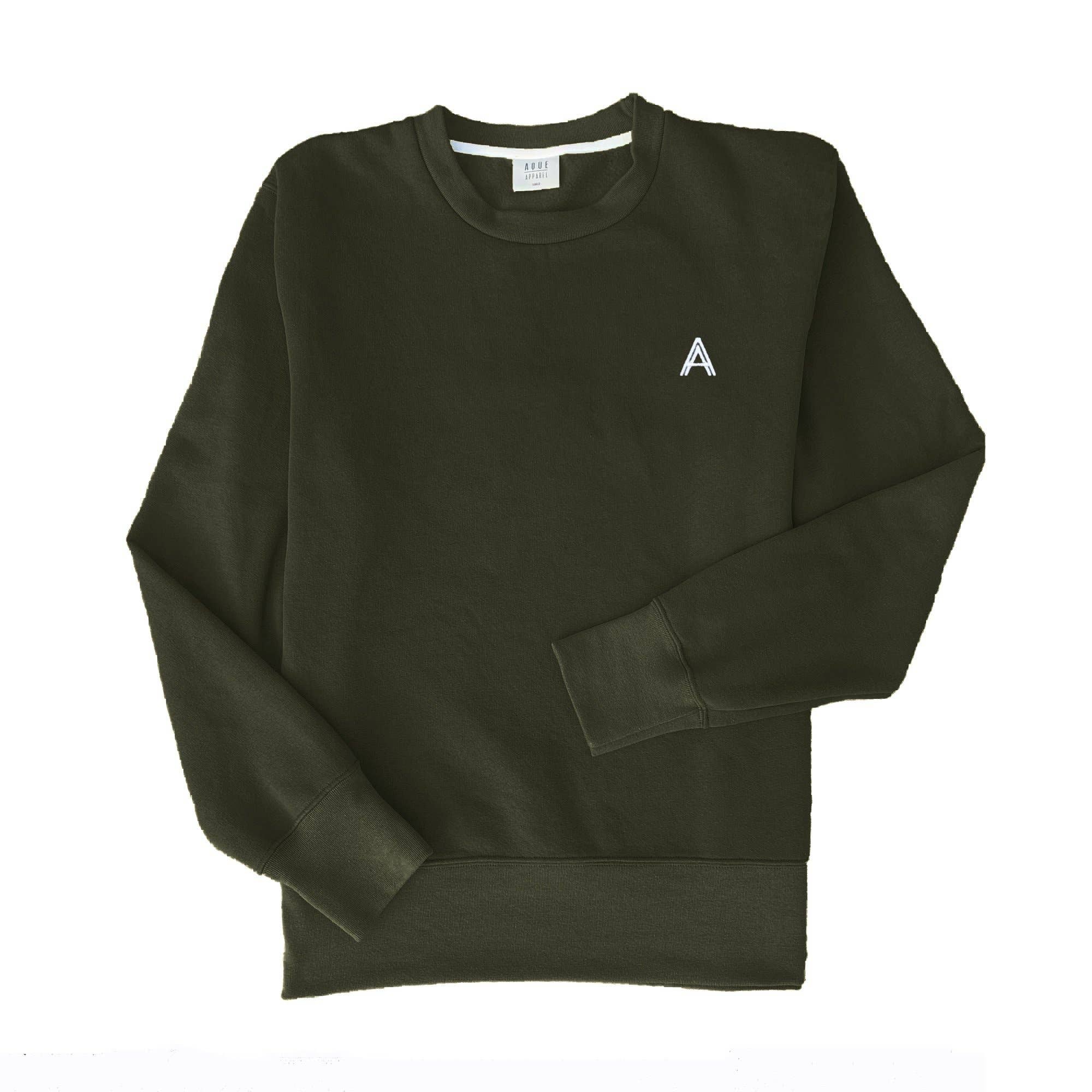 Aqüe Apparel - Wholesale Sweatshirt - Women's - HAPPY FACE KHAKI Sweatshirt1