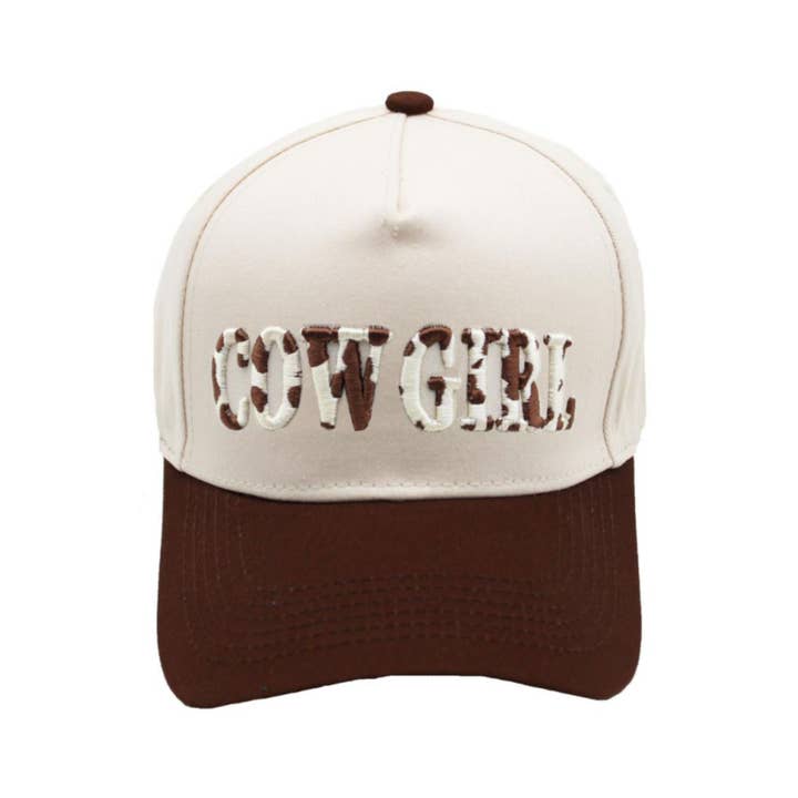 Hatzzi - Wholesale Trucker Hat - Women's - COW GIRL 3D Embroidered Trucker Hat3