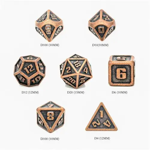Cultivation Games - Wholesale Dice - Mini Metal Dice (10-15mm)1