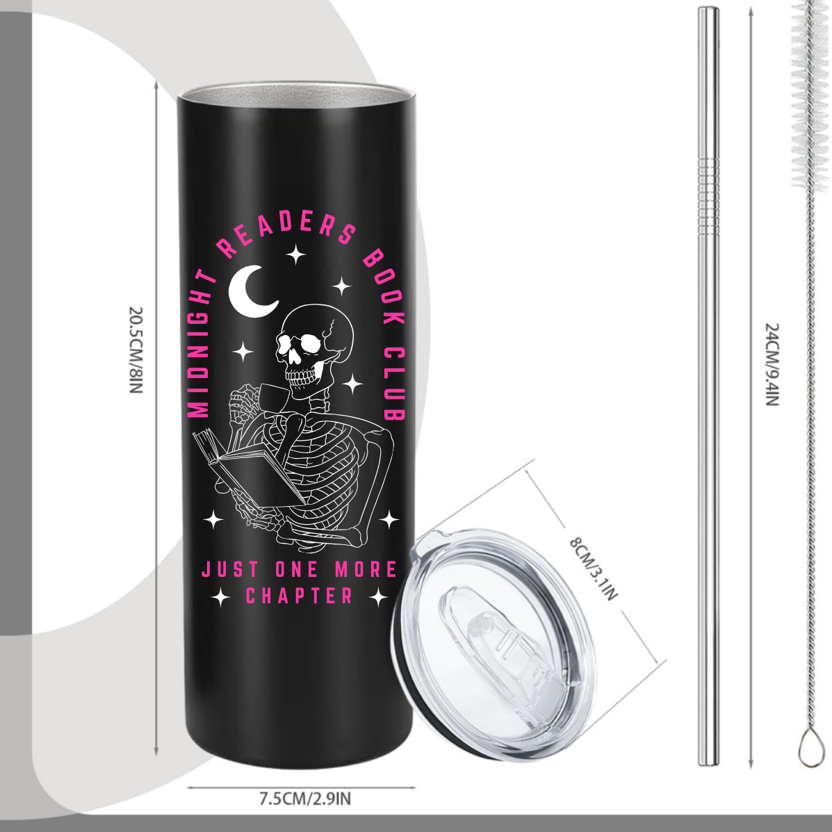 Little Smut Closet - Wholesale Insulated Mug/Tumbler - Midnight Readers Tumbler1