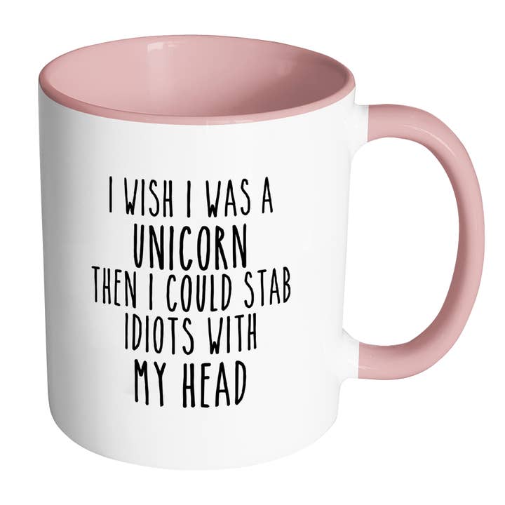 Disrupted Industries - Wholesale Coffee Mug - I Wish I Was a Unicorn Mug3