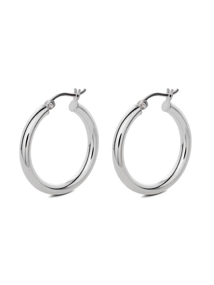Django Hoops Silver för wholesale av NO MORE ACCESSORIES