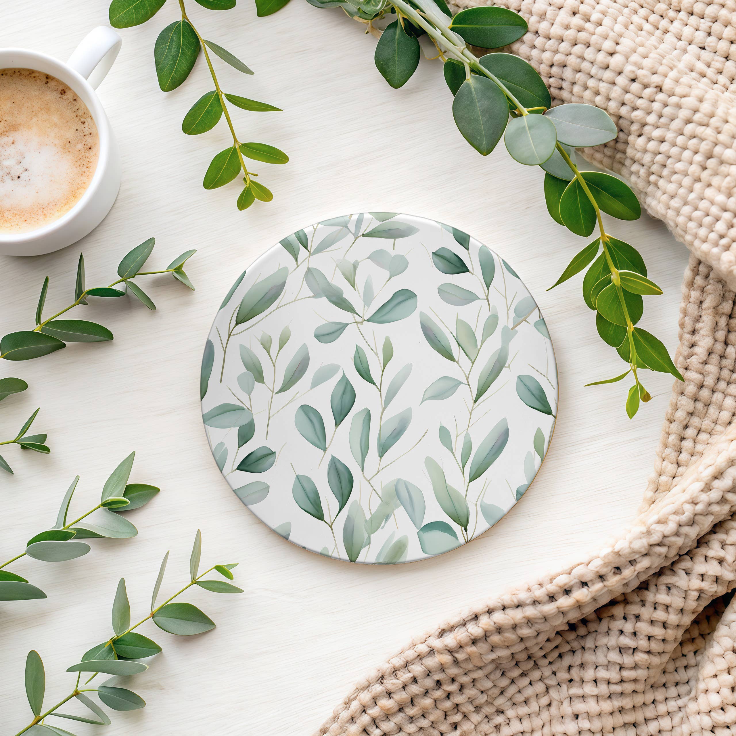 Gia Roma - Wholesale Decorative Tabletop Object - Blue Country Coaster Elegant Grandmillennial Blue Home Decor36