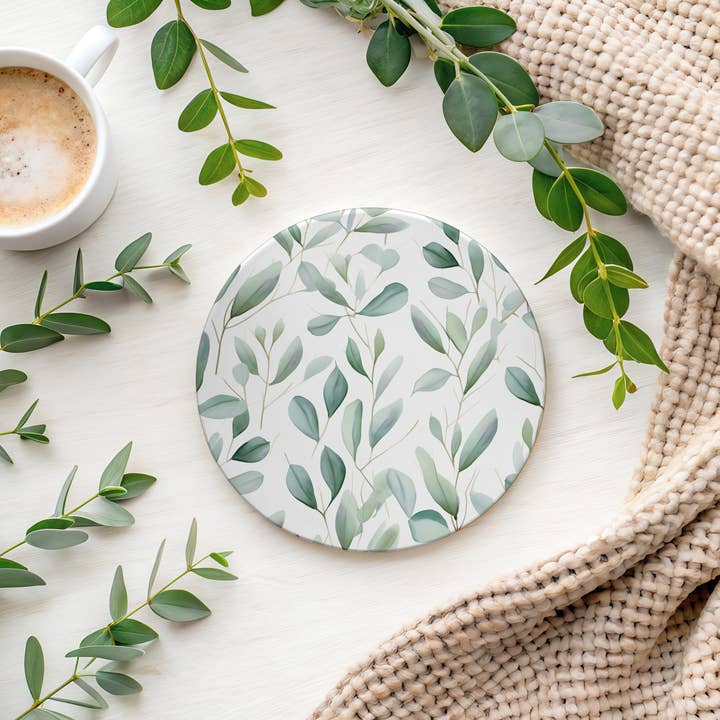 Gia Roma - Wholesale Decorative Tabletop Object - Blue Country Coaster Elegant Grandmillennial Blue Home Decor36