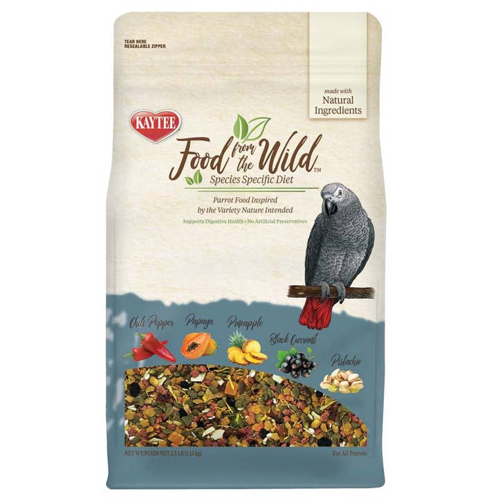 Petdropshipper - Wholesale Pet Food - Not Cat/Dog - Kaytee Food from the Wild Parrot 1ea/2.5 lb