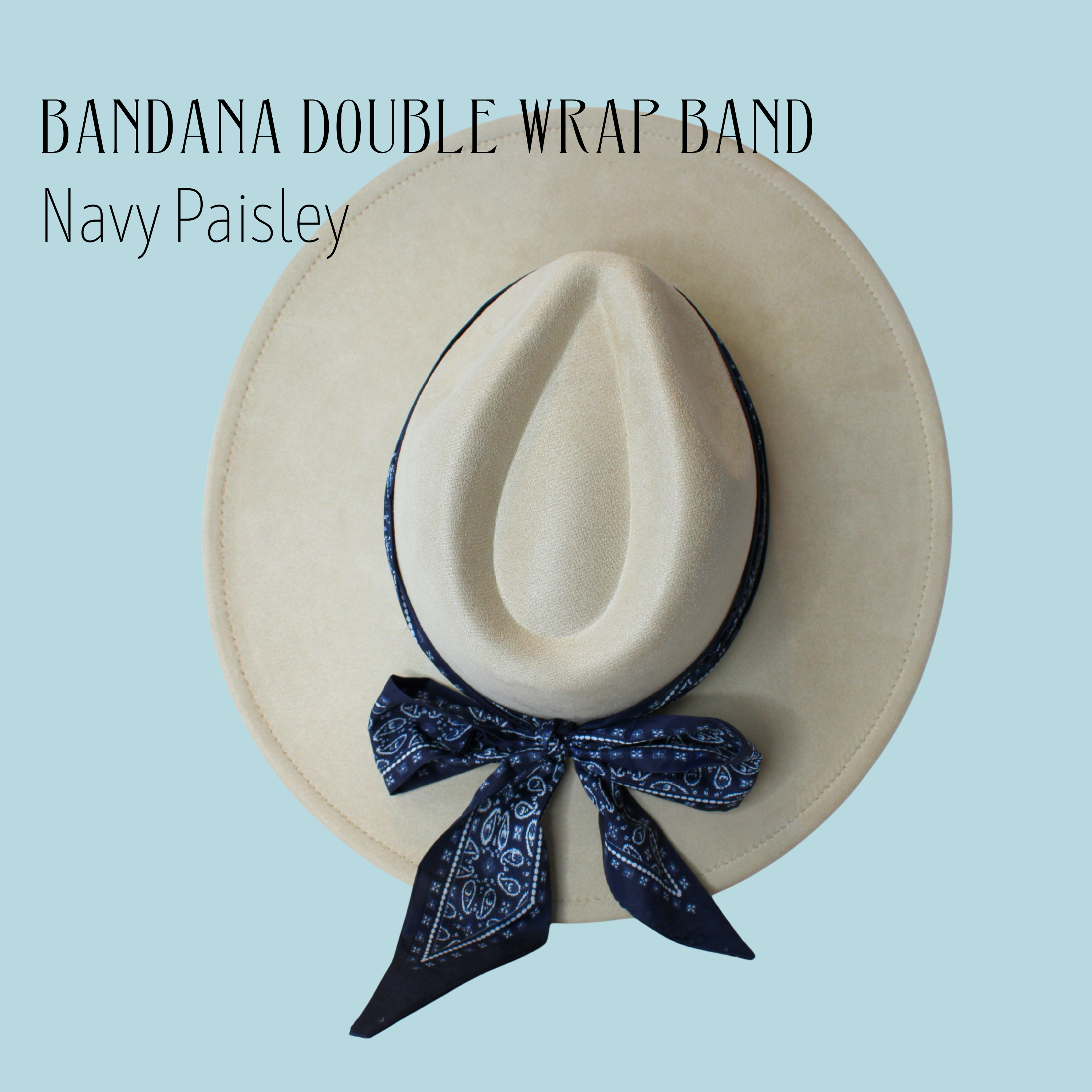 Wildflowers and Barley - Wholesale Hat Accessory - Women's - Bandana Double Wrap Hat Bands7