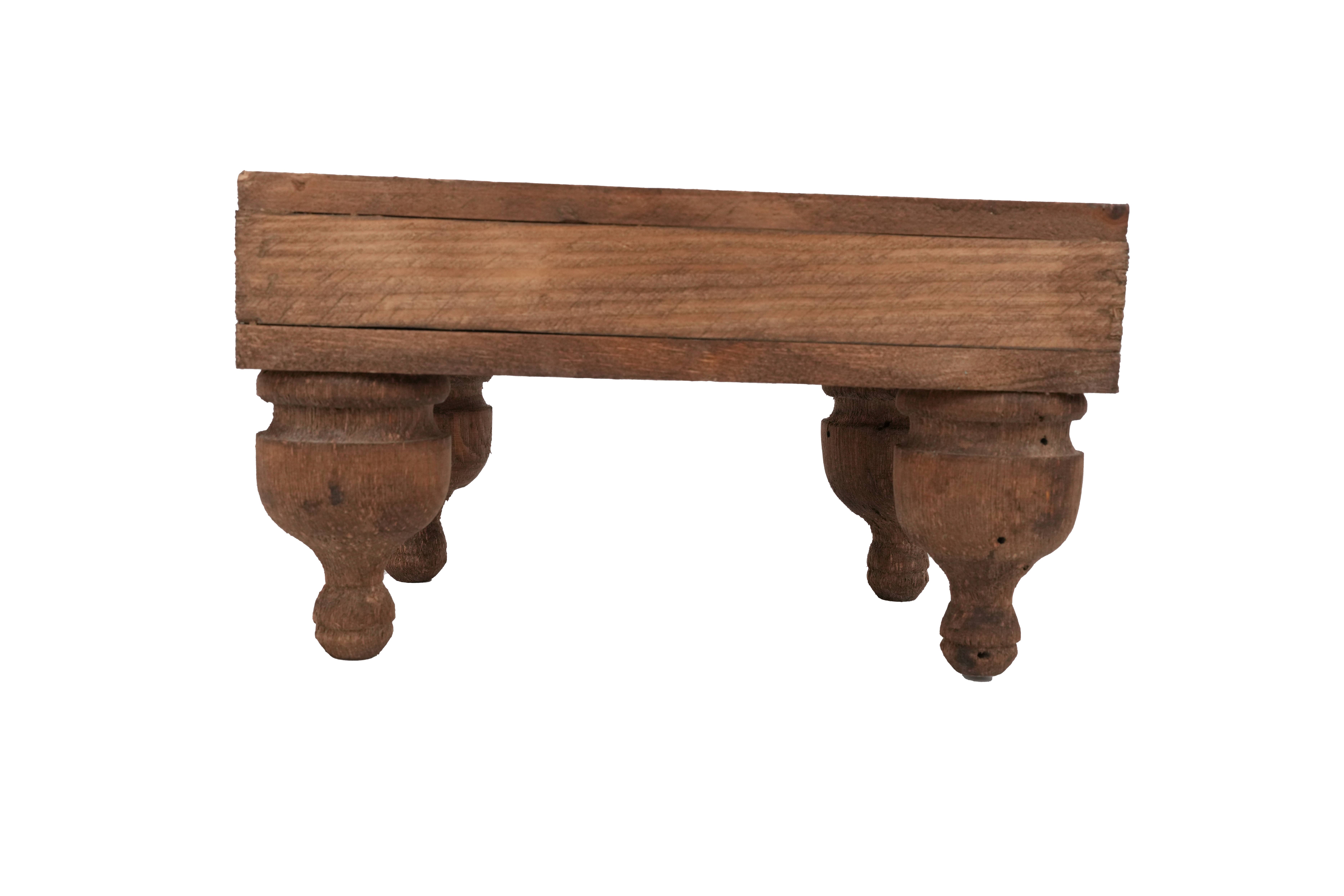 My Amigos Imports - Vendita all'ingrosso Tavolini - Tavolo-Espositore-Legno Recuperato-12x8x7-Marrone-Luling1