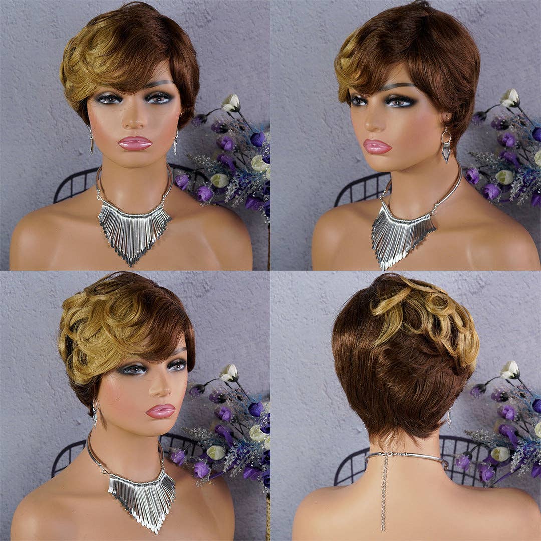 1# Chique Pixie Cut pruiken van menselijk haar voor dames voor groothandel op Faire3
