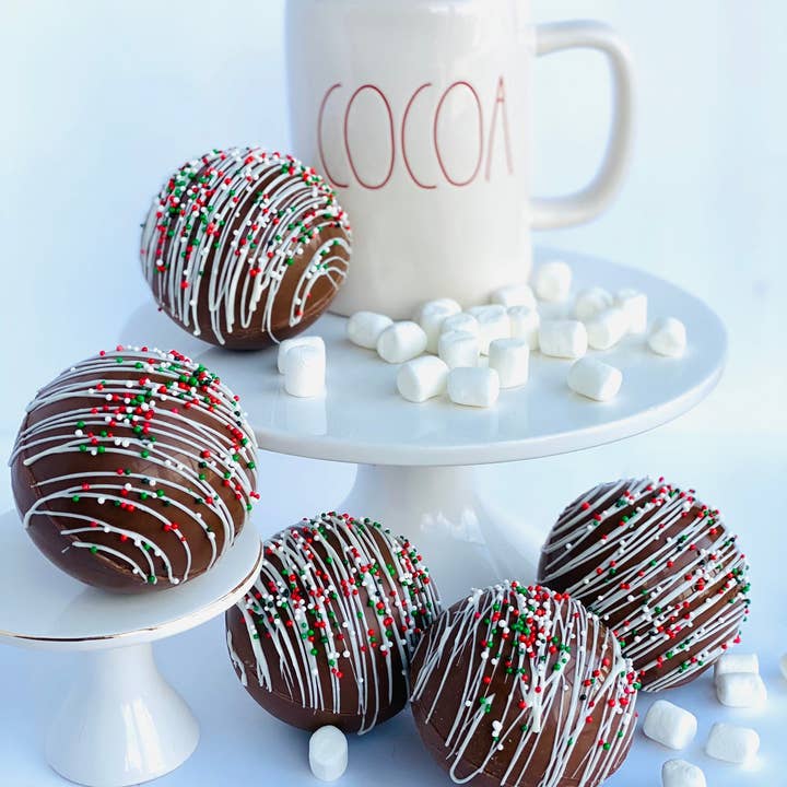Chocolates Unlimited by Denise - Wholesale Hot Cocoa Mix/Kit - Large Hot Chocolate Bombs, Hot Cocoa, Hot Chocolate