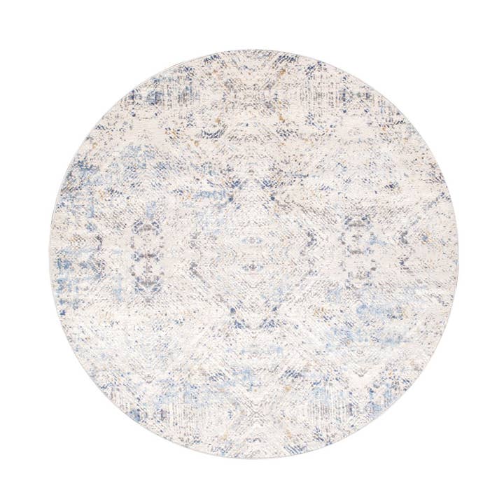 Pasargad Home - Wholesale Area Rug - Efes Geometric Light Gray/Light Blue Area Rug1