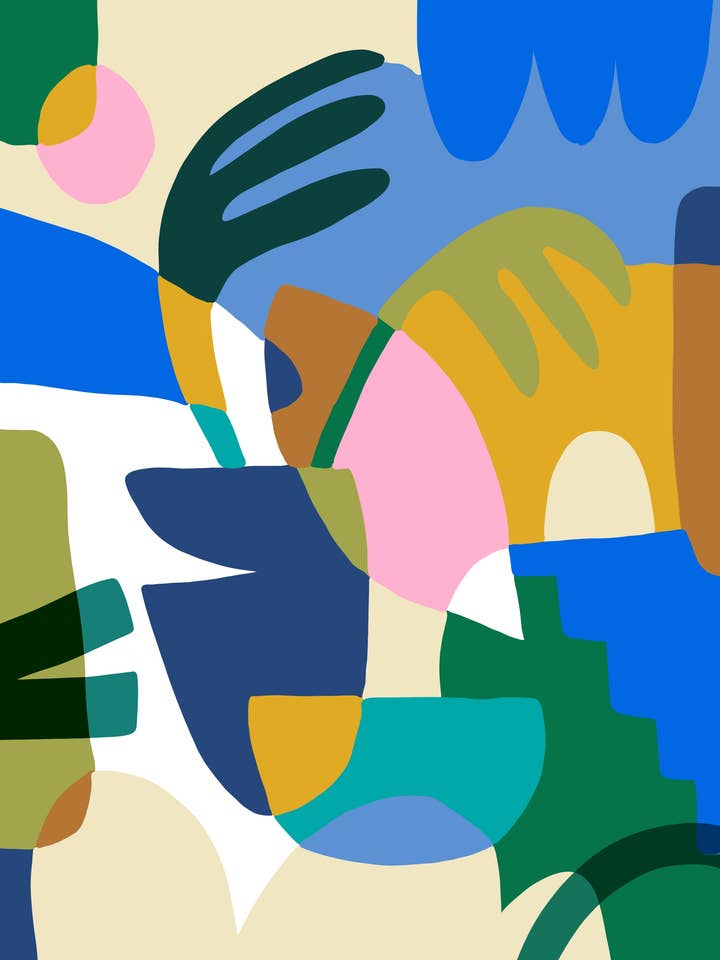 Impresión artística fina Ocher Tree para venta al por mayor de Teresa Rego