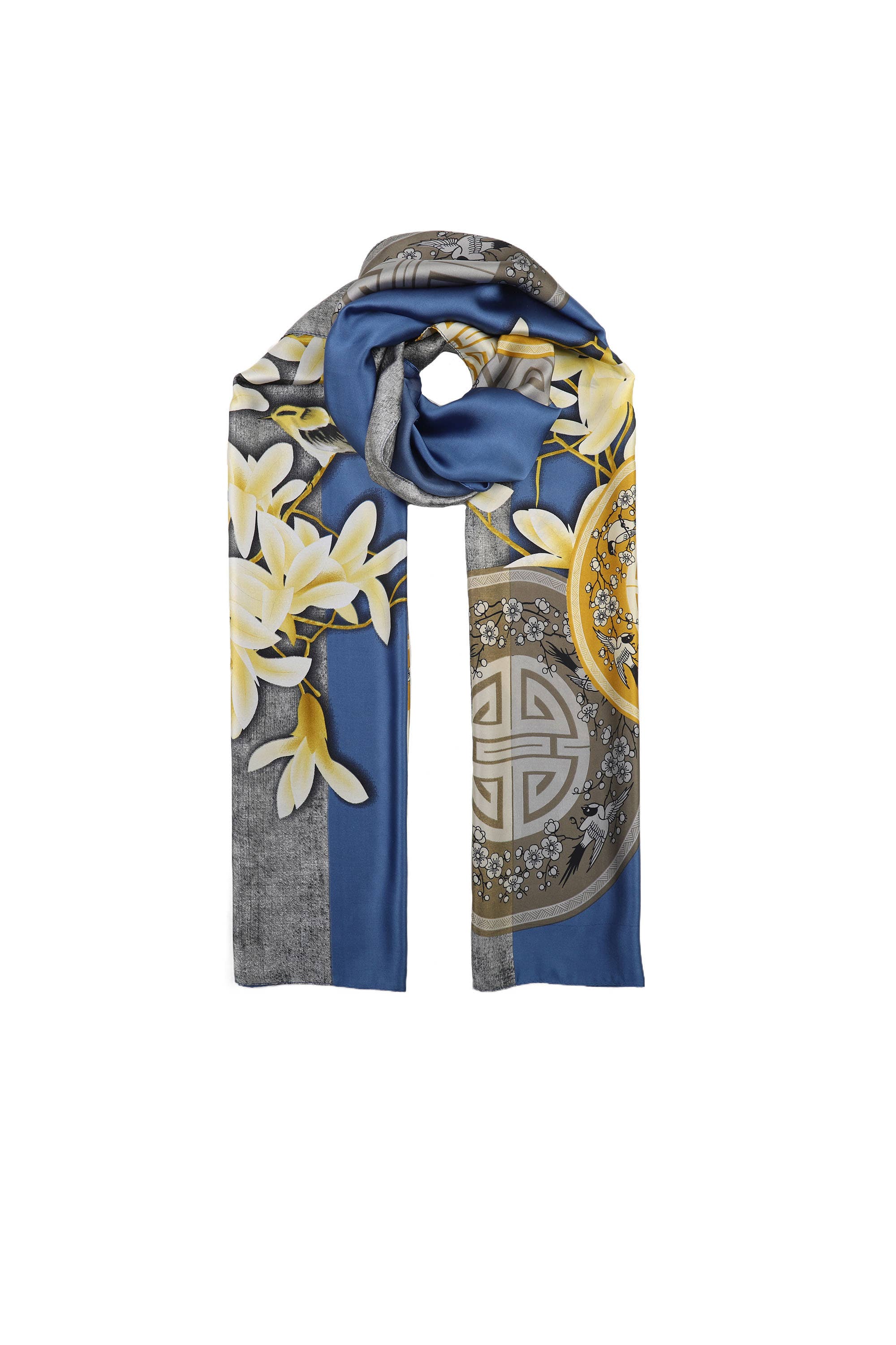 PHANIE MODE - Wholesale Scarf - Women's - Colorful printed scarf – Silk touch E-09189