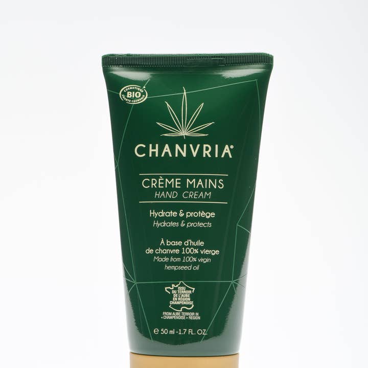 CHANVRIA - Wholesale Hand Cream/Lotion - CHANVRIA ORGANIC MOISTURIZING HAND CREAM 50 ml - Hemp