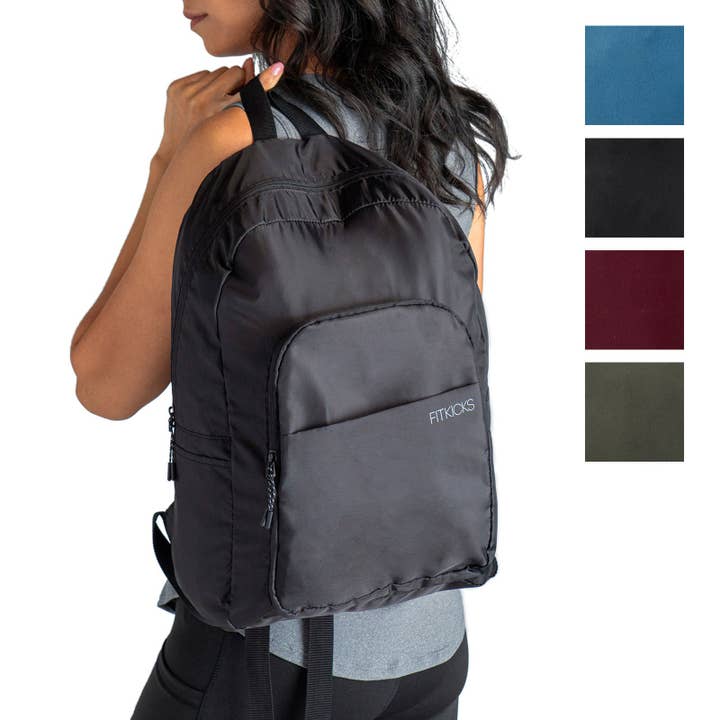 DM Merchandising - Wholesale Backpack - Women's - FITKICKS Hideaway Packable Backpack Open Stock