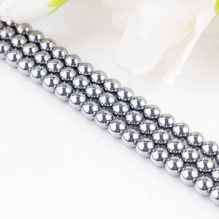 Soothing Crystals Beads - Wholesale Beads - Crystal Jewelry Beads | Hematite | Healing Gemstone Beads5