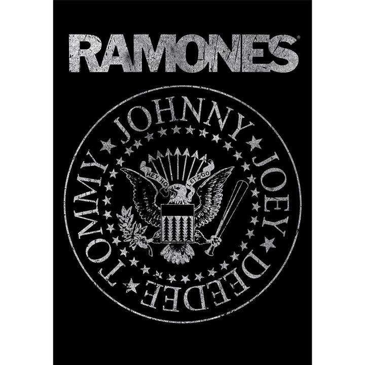 Ramones (Distressed Crest) Vykort Tryck A6 för wholesale av Pyramid International