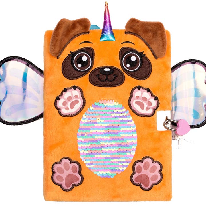 Journal secret 3D - Pug Wings pour la vente par Fringoo Group Ltd
