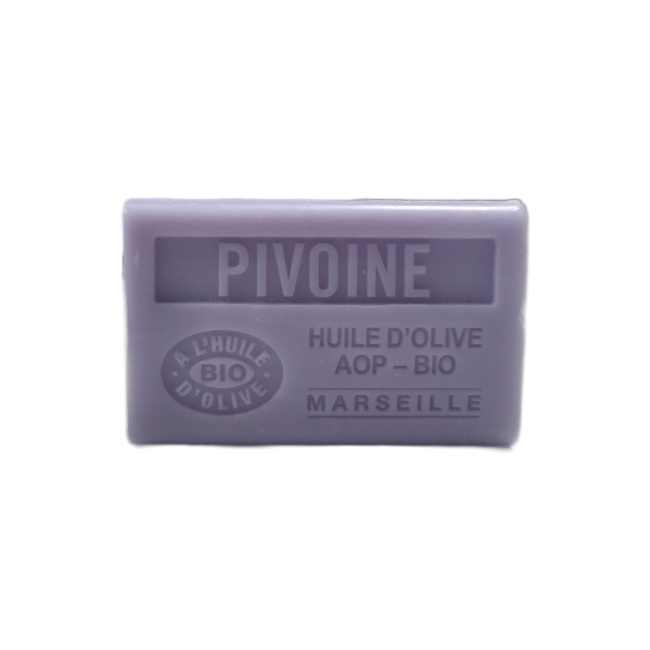 Savons.nl - Savon de marseille distributeur - Vente Pains de savon - AOP - Savon à l'huile d'olive biologique Pivoine1