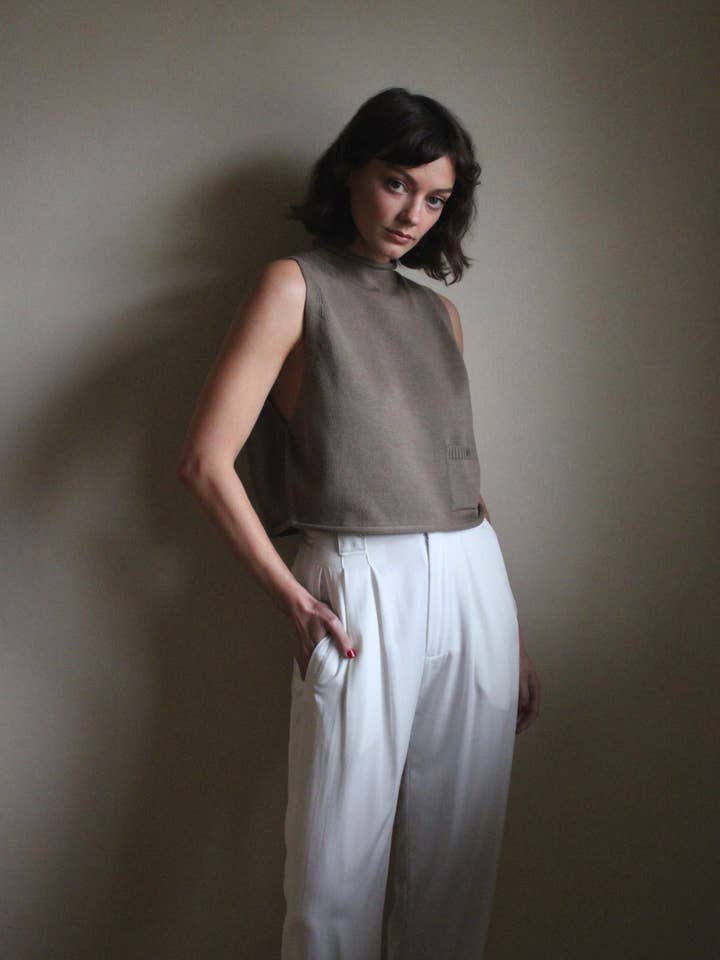 Na Nin - Wholesale Outerwear Vest - Women's - Milo Pima Cotton Vest7