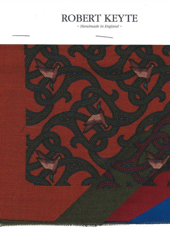 RKS40/342 Handgemaakt pochet voor wholesale door Robert Keyte Silks