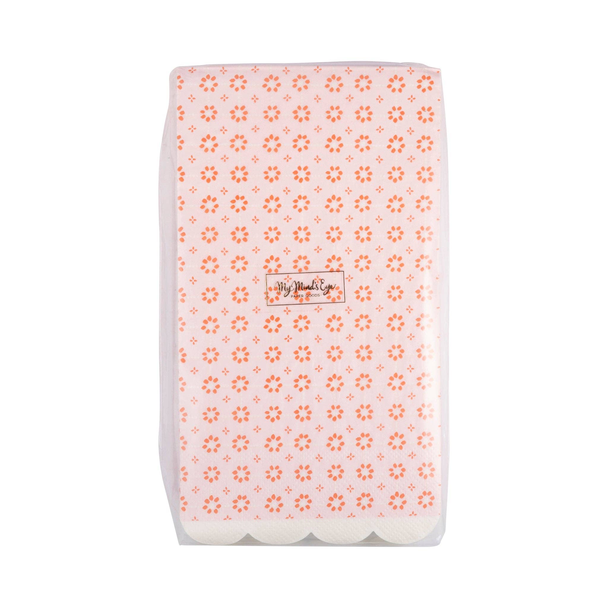 My Mind’s Eye - Wholesale Disposable Napkin - SCT1139 - Pink Wicker Dinner Napkin1