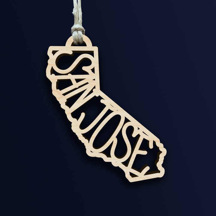 San Jose, CA Ornament for wholesale by Made by One32