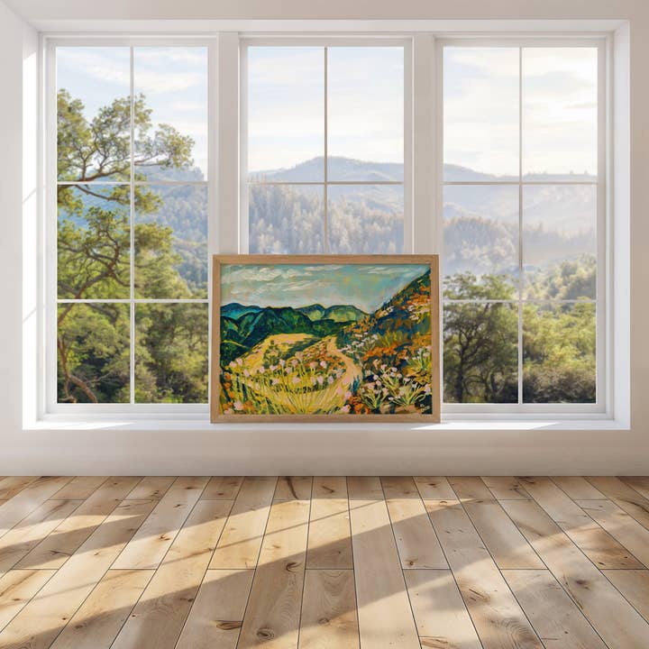 El Baker Art - Wholesale Art Print - California Wildflower Print – San Gabriel Mountains Botanical Wall Art Canvas10