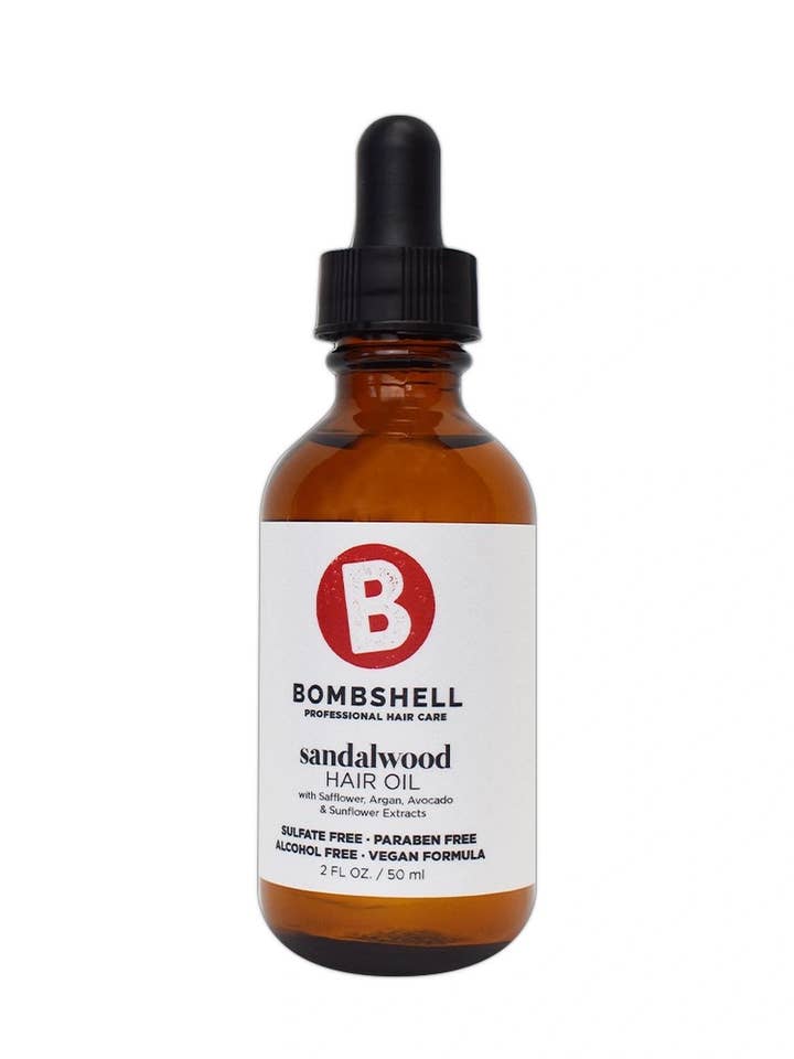 Huile capillaire au bois de santal Bombshell pour la vente par Bombshell Professional Haircare