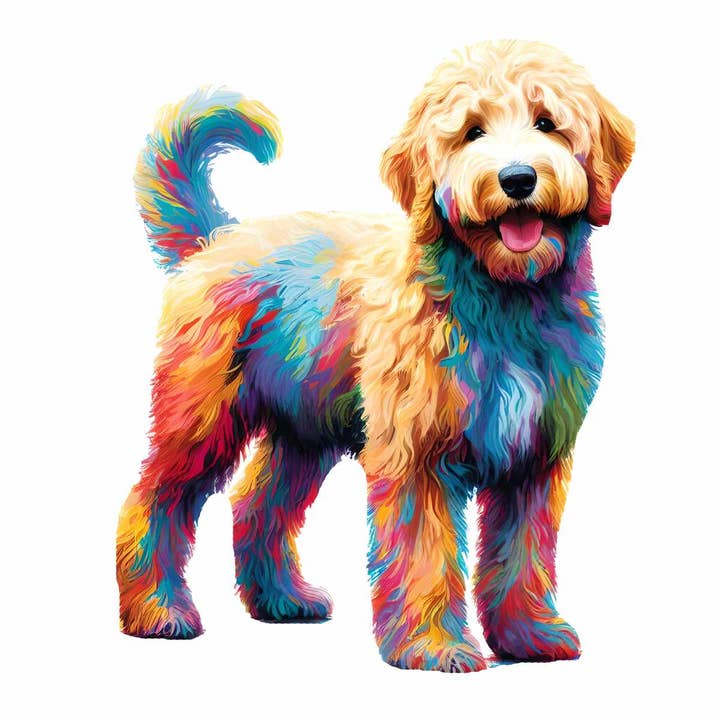 Goldendoodle Dog - Jigsaw Puzzle for wholesale by Crafthub