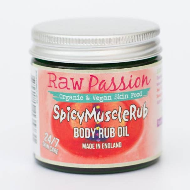 SpicyMuscleRub Body Rub Oil for wholesale by RAW PASSION