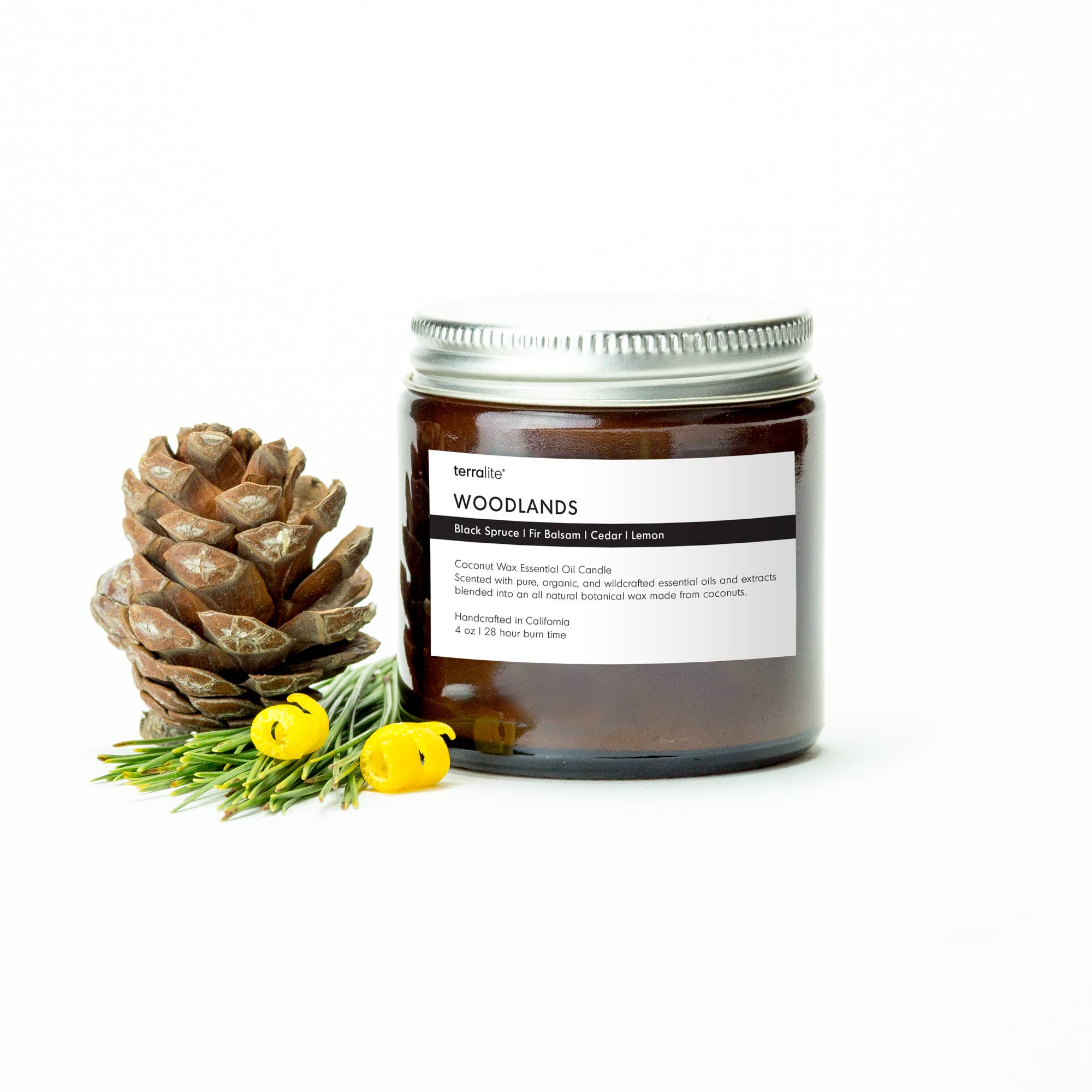 Terralite - Vente Bougie en bocal - WOODLANDS - bougie huile essentielle4