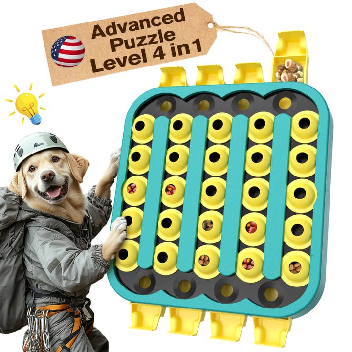 JOUET CASSE-TÊTE POUR CHIENS KADTC PLAYGROUND NIVEAU 4 EN 1 pour la vente par KADTC