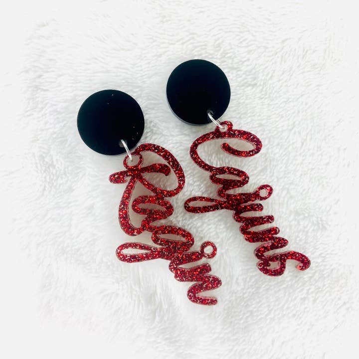 D and M’s Enterprise, LLC - Wholesale Dangle Earrings - University Louisiana Lafayette Ragin Cajun