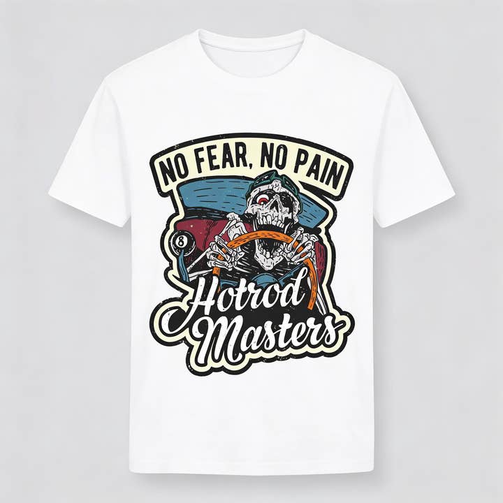 Men's T-shirt with "Fear Pain" print for wholesale by Vinto Exclusive