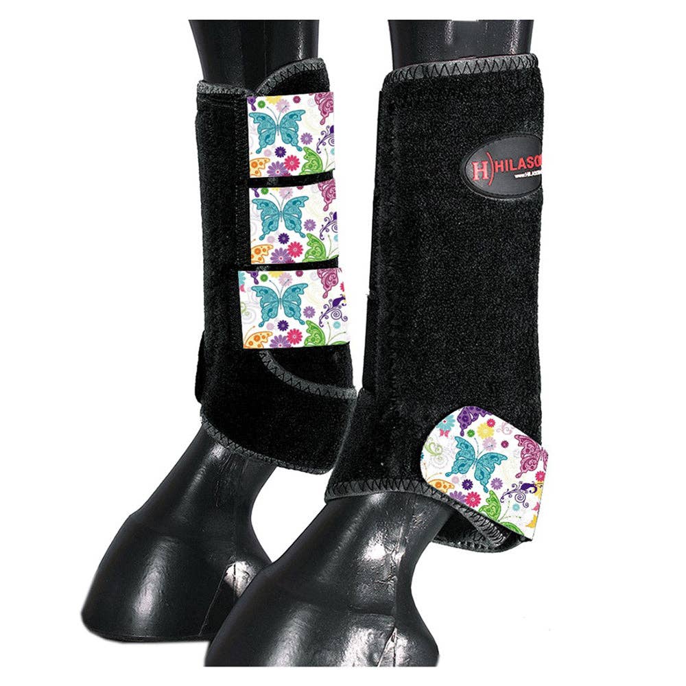 HILASON - Wholesale Horseback Riding Gear - HILASON L M S Horse Front Leg Sport Boots | Jumping Printed1