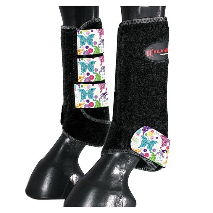 HILASON - Wholesale Horseback Riding Gear - HILASON L M S Horse Front Leg Sport Boots | Jumping Printed1