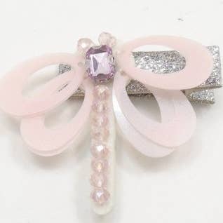 Dilworth Road – wholesale Hair clip – Women’s – Pink Dragonfly Sequin Hair Clip