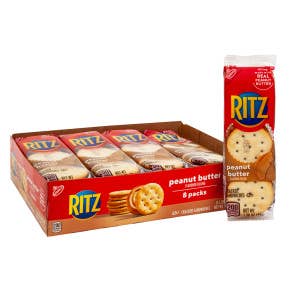 Ritz Peanut Butter Cracker Sandwhiches 8/1.38OZ for wholesale by L&F Universal Goods