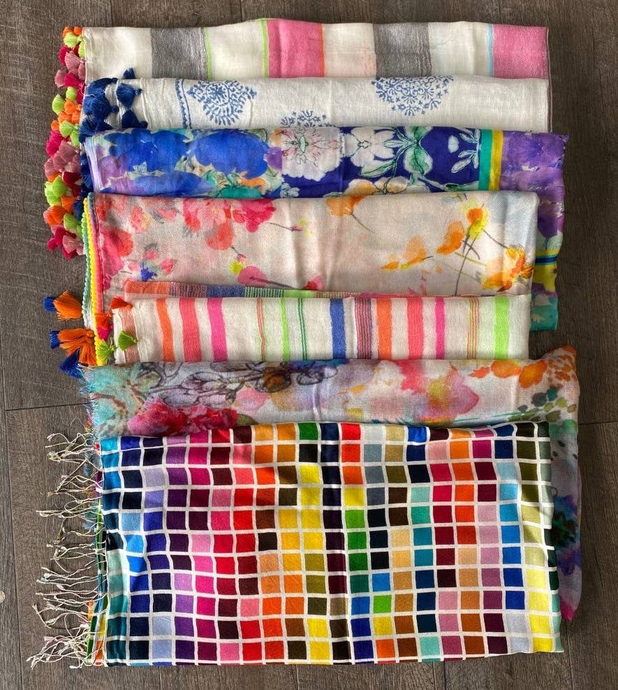 Tolani - Vente Écharpe – femme - FOULARDS ASSORTIS2