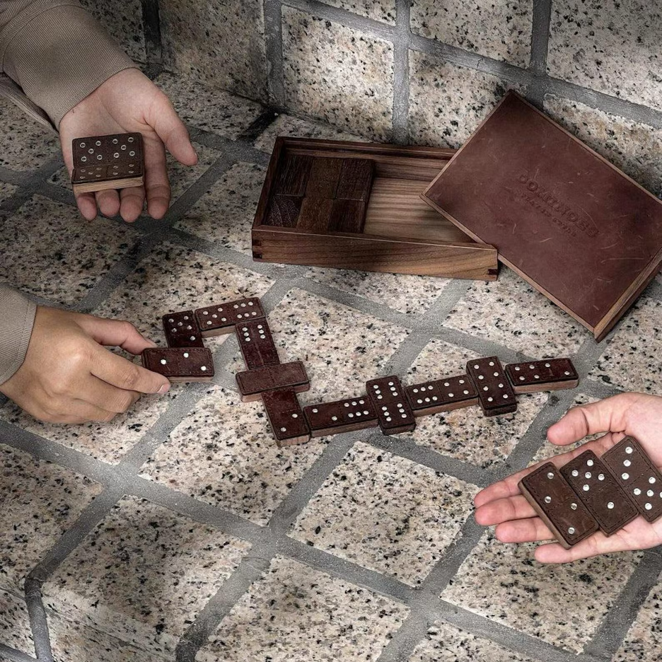 Blooh - Wholesale Dominoes - Handcrafted Leather Domino Set17