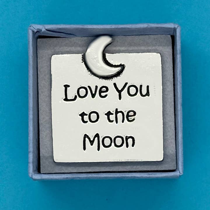 Moon Teeny Plaque (BOXED) for wholesale by Basic Spirit