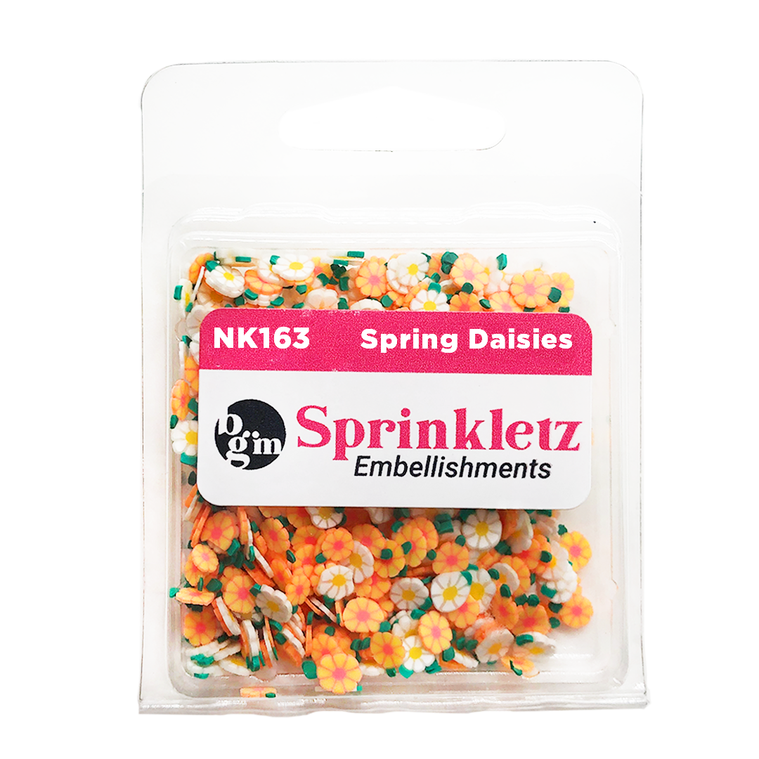 Buttons Galore & More - Vendita all'ingrosso Attrezzature per lavoretti e fai da te - Pezzi di argilla polimerica Sprinkletz - Spring Daisies1