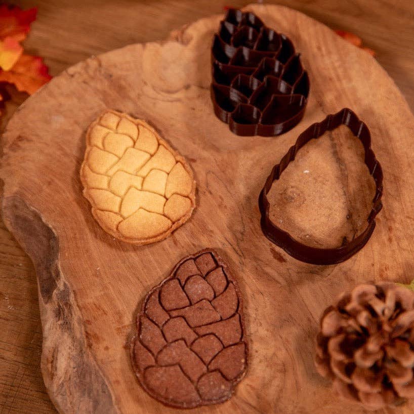 Uniberry 3D - Wholesale Uitsteekvorm - Dennenappel Uitsteker – Natuur & Herfst in het Bos2