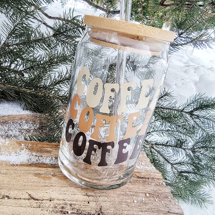 Superior Sweet Water - Wholesale Drinking Glass/Cup - Retro Coffee Cup, Retro Coffee Glass Can, Coffee Beer Can, I1