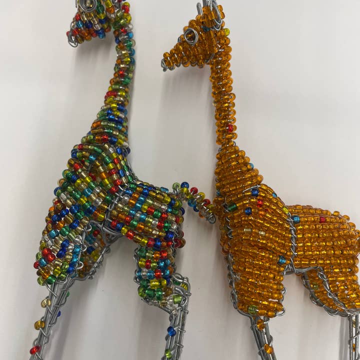 Wanderlust Global - Wholesale Decorative Figurine - Small Beaded Safari Animals4