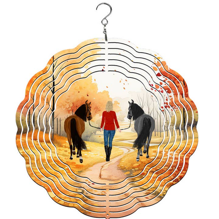 Horse Custom Wind Spinner for wholesale by Traci's Fun Creations